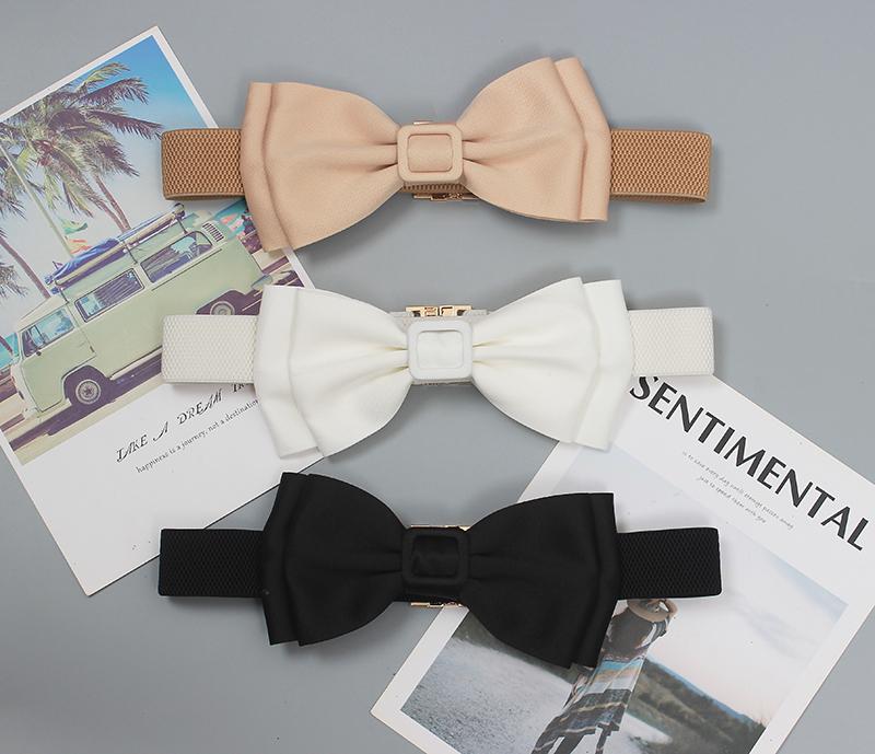 レディース ガードル 装飾 ドレス スカート ブラック レッド ストレッチ ワイド ベルト リボン アクセサリー ベルト ファッション 装飾品