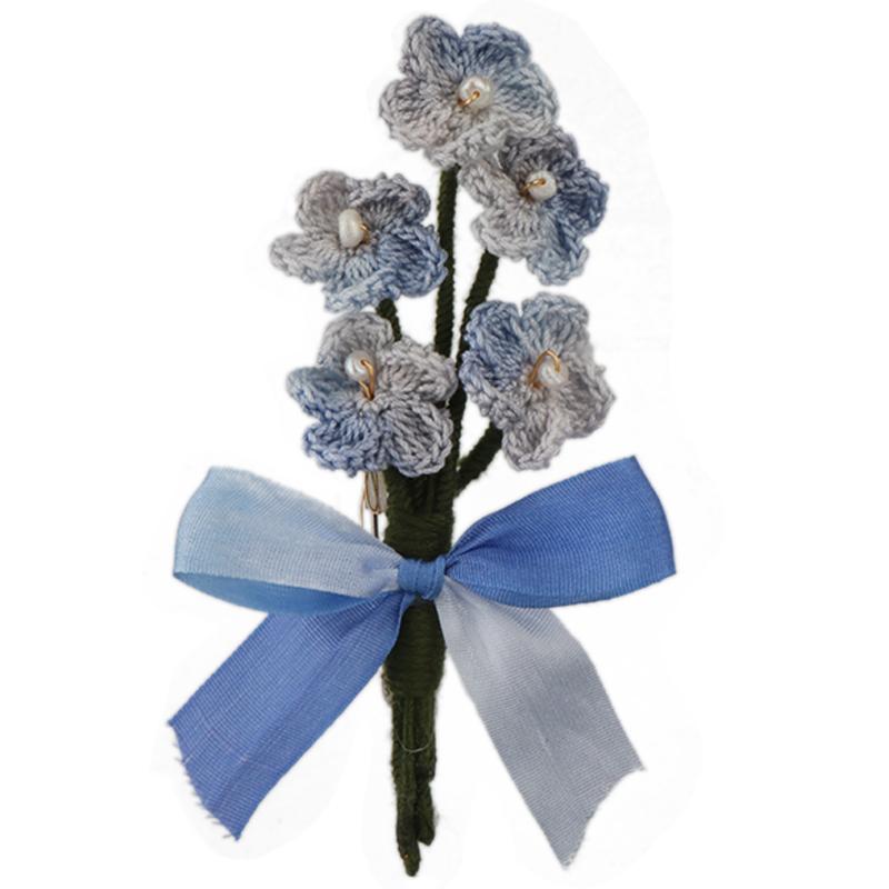 ブローチ レディース レース かぎ針編み アクセサリー セーター ピン カーディガン コサージュ 花 パール リボン