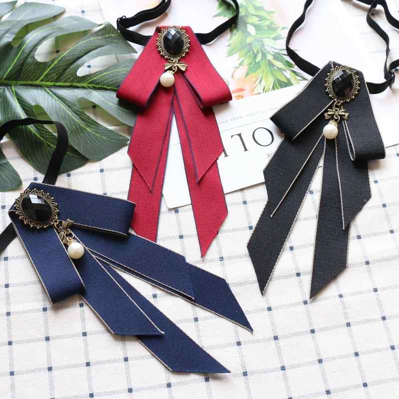 蝶 ネクタイ ボウタイ おしゃれ レディース 韓国 レトロ 英国 カレッジ 襟 フラワー ユニセックス シャツ ファッション