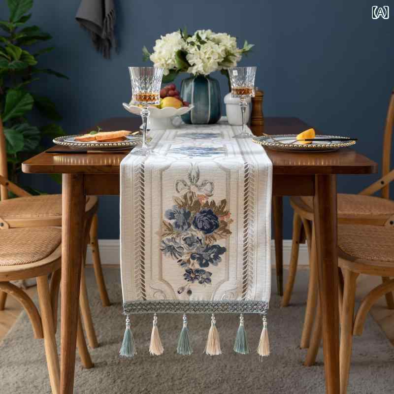 テーブルクロス テーブルランナー 装飾 インテリア おしゃれ レトロ キッチン品 キッチン キャビネット..