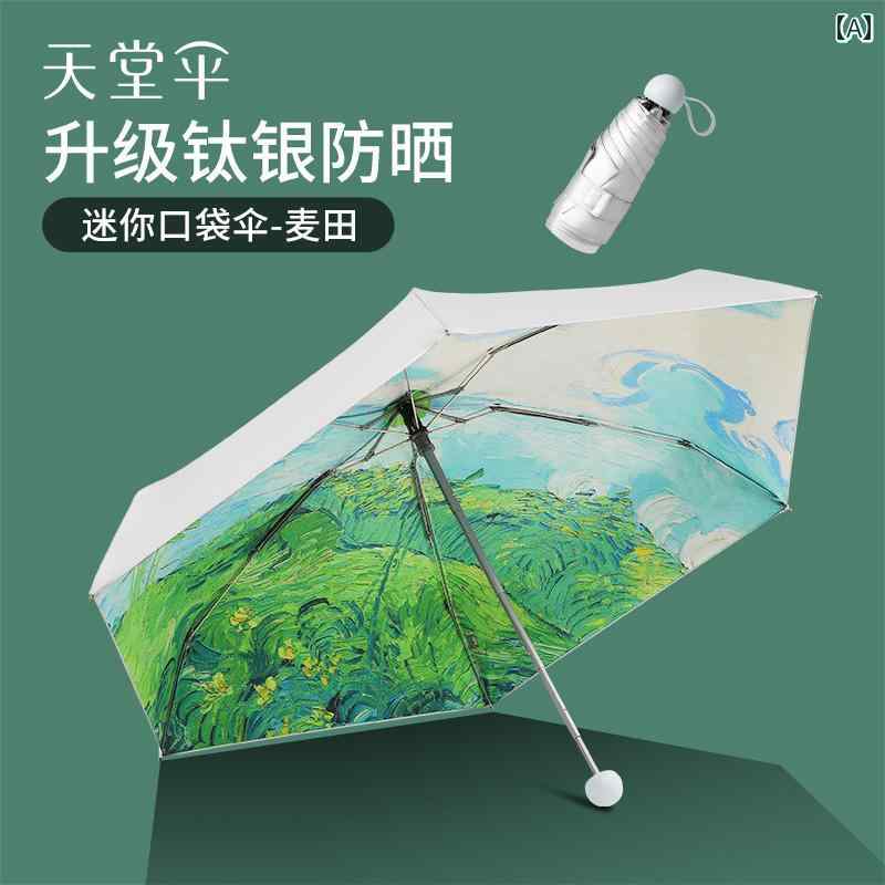 傘 折り畳み傘 持ち運び ポータブル コンパクト 大人サイズ アンブレラ レディース 普段使い生活 日傘 ..