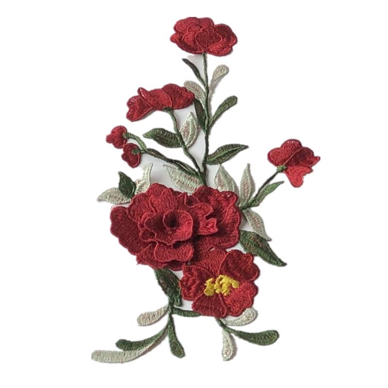 ワッペン アップリケ 刺繍 布 立体 花 パッチ 衣装 衣装 装飾 アクセサリー 手縫い 植物 フラワー 中国..