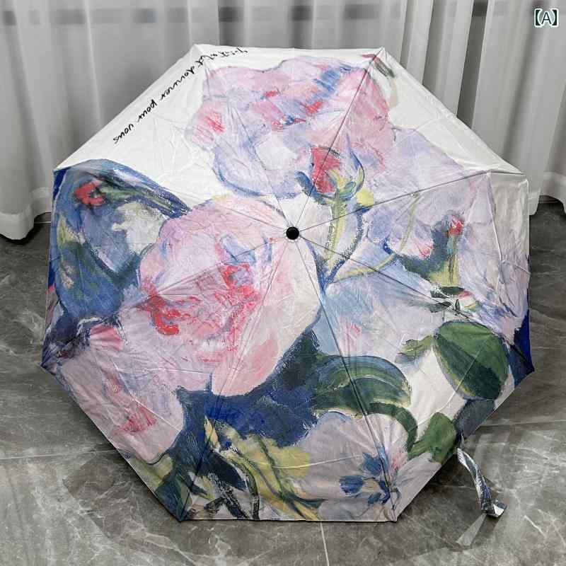 傘 折り畳み傘 持ち運び ポータブル コンパクト 大人サイズ アンブレラ レディース 普段使い生活 日傘 レイングッズ 兼