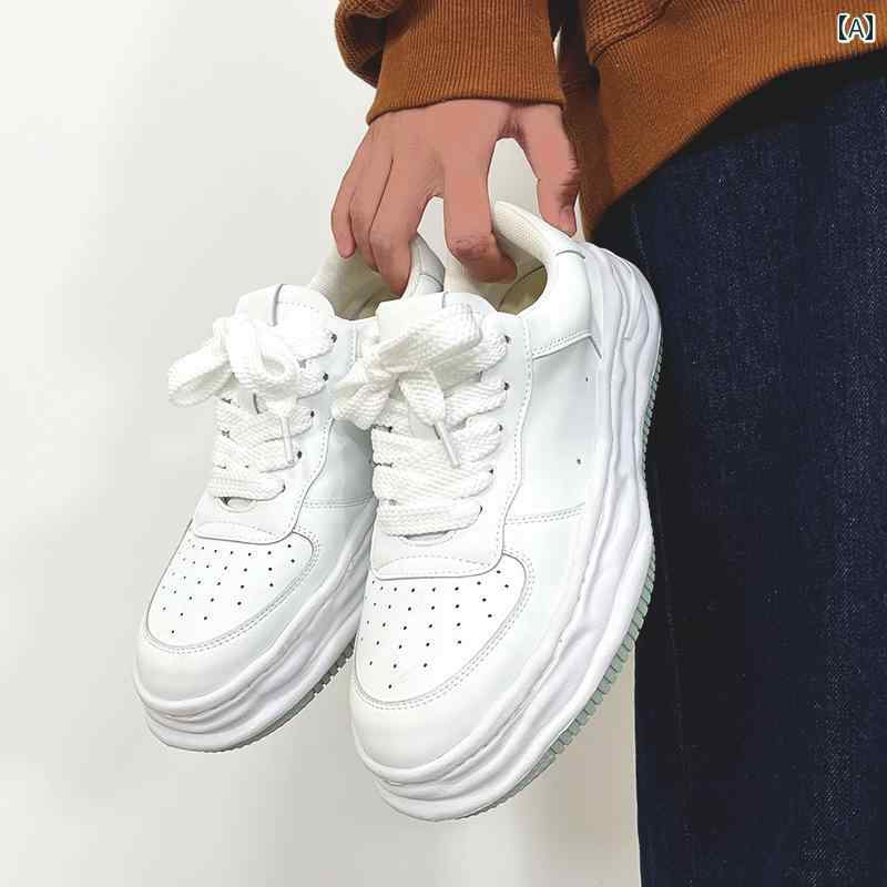 カップル レディース メンズ ストリート 厚 ダッドシューズ スニーカー レースアップ スポーティ カジュアル レジャー 韓国