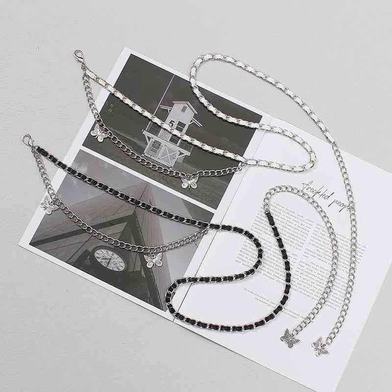 ウエスト チェーン レディース アクセサリー セーター スカート ジーンズ リボン ベルト 装飾 アクセサ..