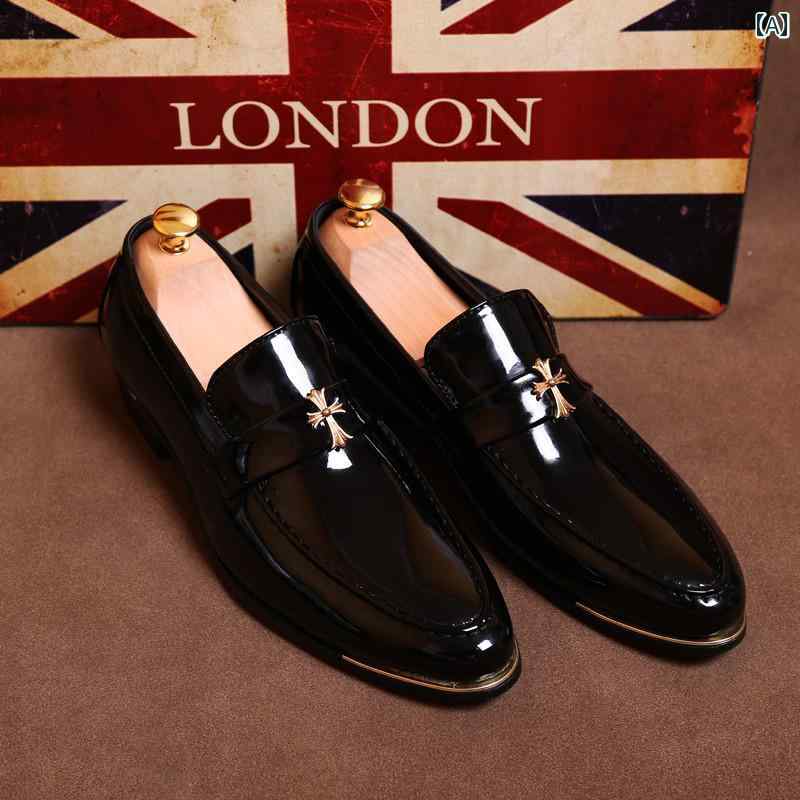 韓国 メンズ カジュアル ビジネス オフィス 紳士 レザーシューズ 革靴 パーティ マルチシーン ブリティッシュ スタイリッシュ ローファー
