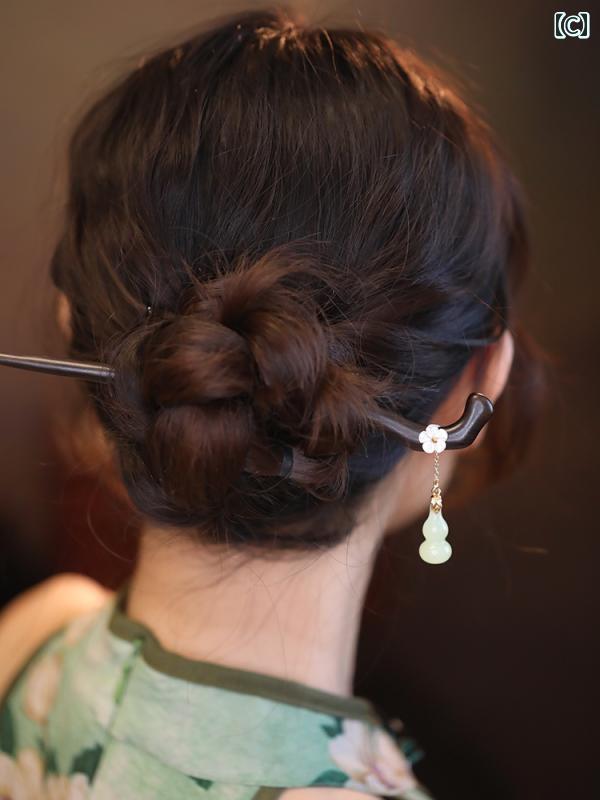 かんざし ヘアピン 大人式 ヘアアクセサリー 髪飾り 新年 卒業式 おしゃれ 上品 エ...