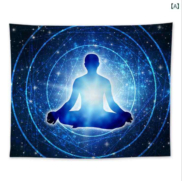 タペストリー 神秘 壁 装飾 ヨガ 占い 瞑想 背景 壁紙 布 モチーフ 柄 芸術 写真撮影 吊り布 おしゃれ インテリア レイアウト