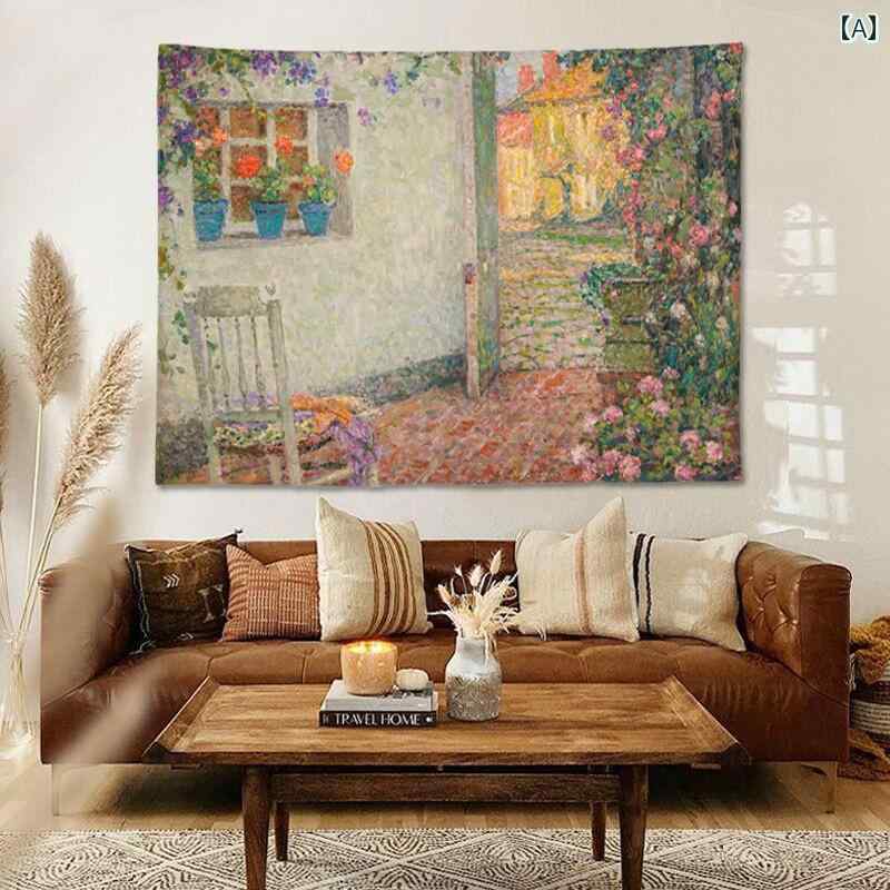 タペストリー 美しい 壁 装飾 背景 壁紙 布 モチーフ 柄 芸術 写真撮影 吊り布 おしゃれ インテリア レイアウト