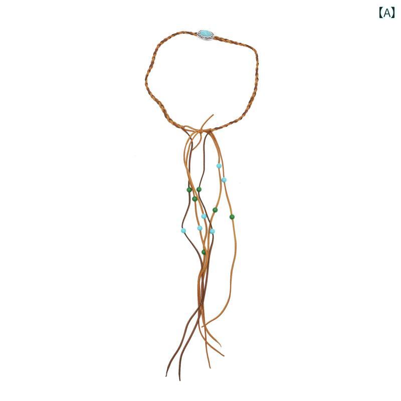 ヘア アクセサリー ヘッド ドレス レトロ エスニック 額 拭き レトロ 衣装 漢服 ヘア バンド 写真 装飾 小道具 頭飾り ジュエリー