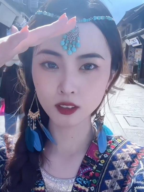 パフォーマンス アクセサリー 民族 ダンス レトロ 額 チェーン エキゾチック タッセル イヤリング 眉毛..