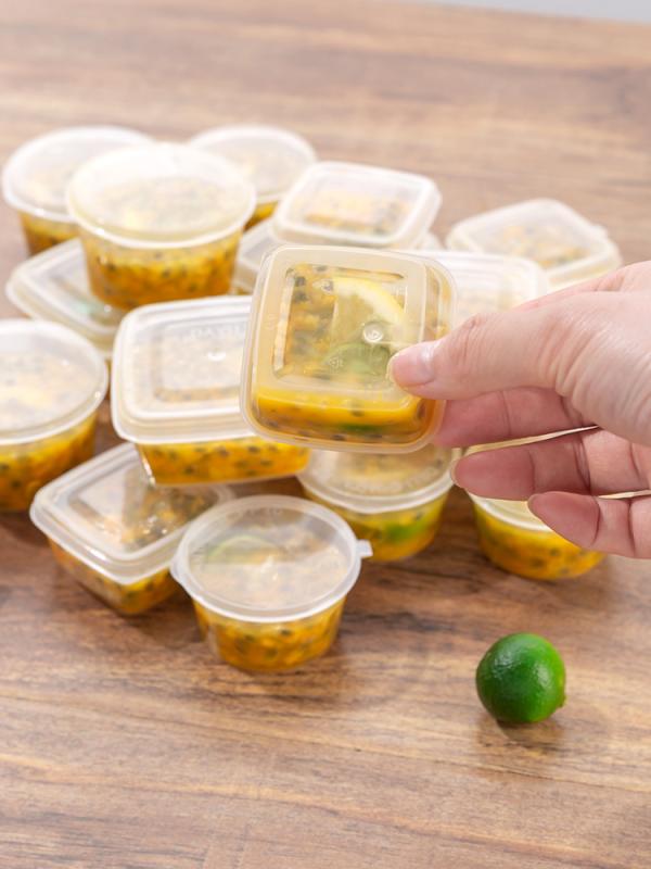 パッションフルーツ 保存 包装 ミニ小箱 冷凍 キンカン レモン ハニー ティー 食 バッグ フルーツ 冷凍..