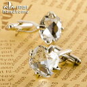 カフスボタン おしゃれ 輝く 透明 白 カフス オフィス エレガント レディースファッション シャツ フレンチ シャツ 小さめ 袖 爪