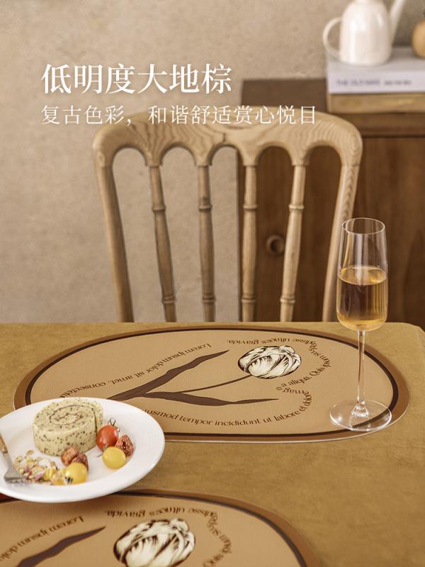 ランチョンマット 軽量 特殊 プレースマット 洋食 防水 耐油 洗濯不要 火傷防止 断熱マット 北欧 テーット 家庭