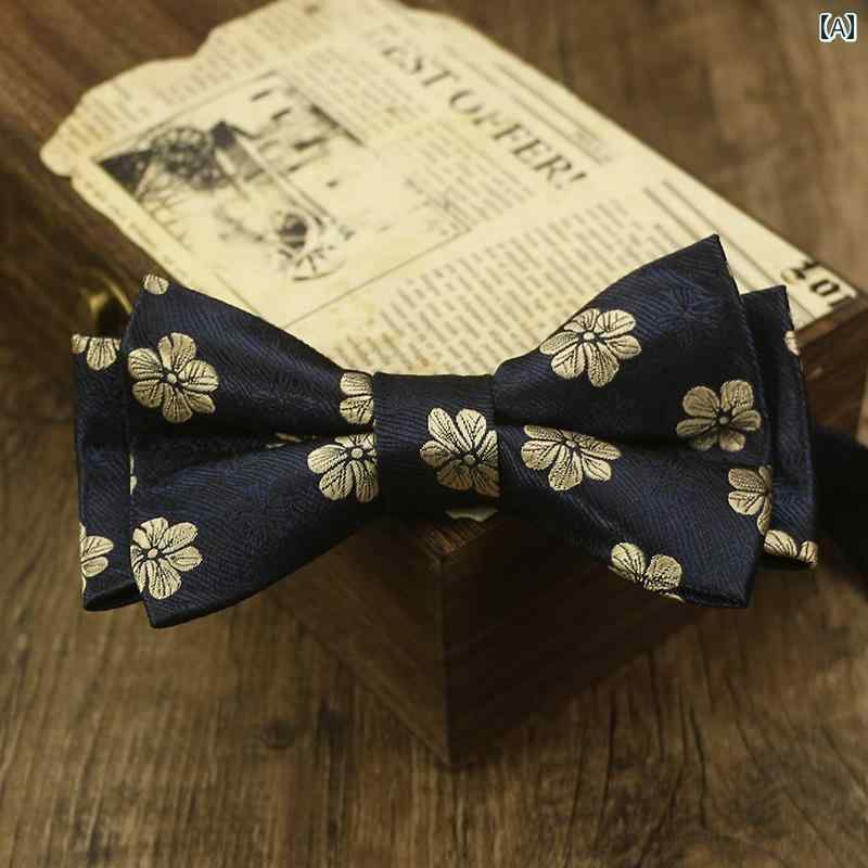 蝶ネクタイ ボウタイ おしゃれ メンズ 韓国 カジュアル フォーマル ビジネス レトロ グレー ブルー ダークレッド 新郎 結婚式