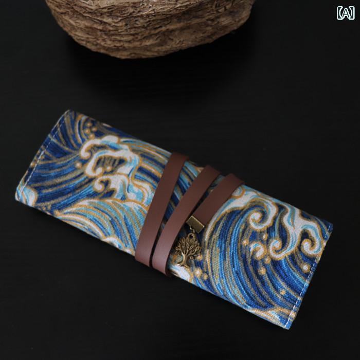 ペンケース レトロ 収納 鉛筆 筆箱 ペン 文具 キャンパス 学生 人 持ち運び インテリジェント レトロ ..