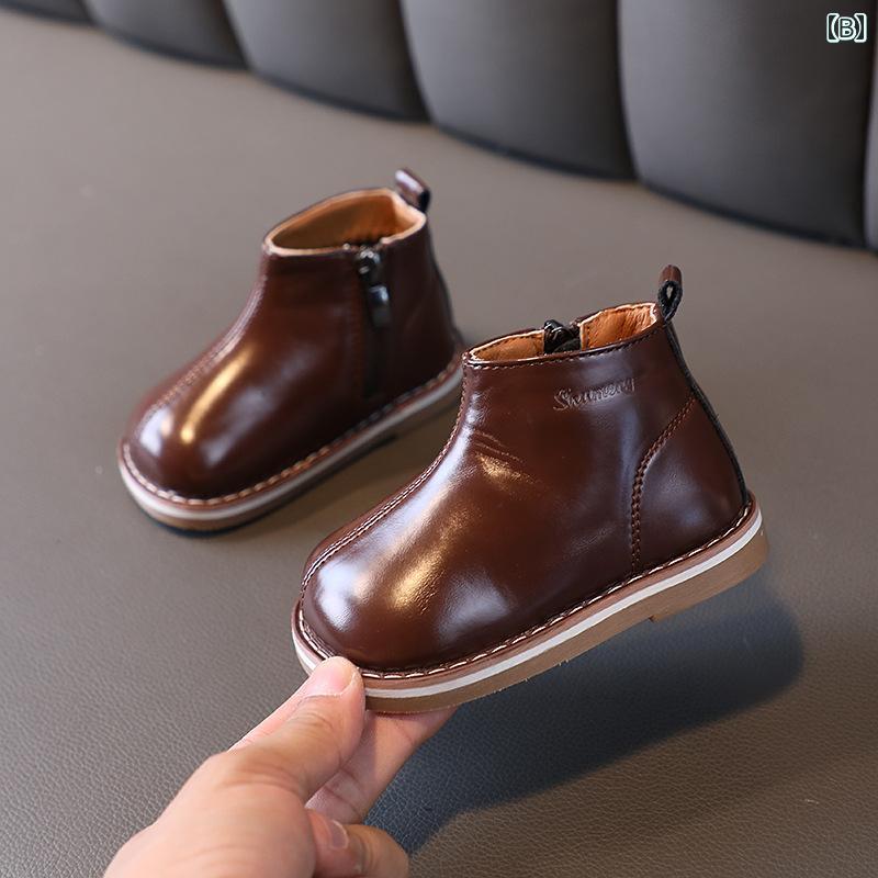 キッズ ベビー シューズ 子供靴 幼児 かわいい 普段使い生活 イベント 散歩 おしゃれ シンプル ショート ブーツ 赤ちゃん品