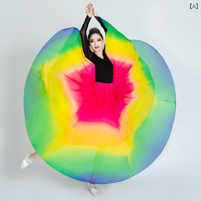 ダンス スカート スイング スカート 練習 パフォーマンス 衣装 民族 衣装 レディース 民族舞踊 伝統 エスニック フレア