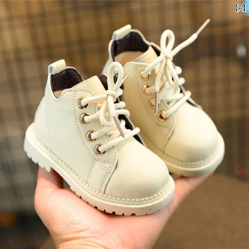 キッズ シューズ 子供靴 幼児 かわいい 普段使い生活 イベント レトロ 散歩 おしゃれ シンプル ブーツ ..