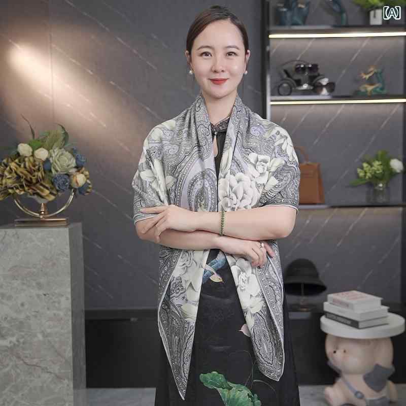 スカーフ ショール おしゃれ エスニック エレガント 上品 通勤 通学 ドライブ お食事 アウトドア デート レディース