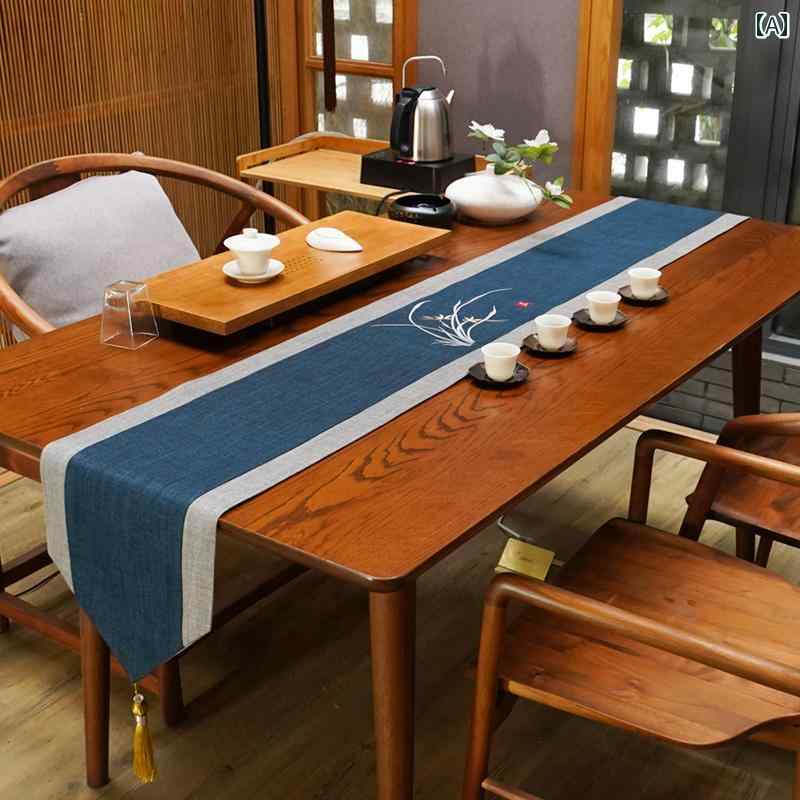 テーブルランナー テーブルクロス 中国 レトロ テーブル 刺繍 ティーテーブル テーット ロング コーヒーテーブル テーブル 感