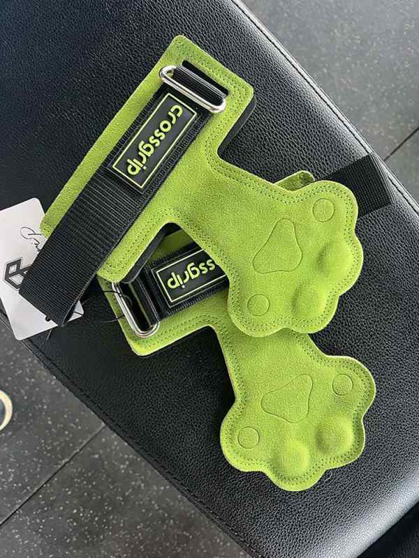 フィットネス 猫爪 クロス グリップ パーム サポート ベルト ハード プル アップ ローイング レディー..