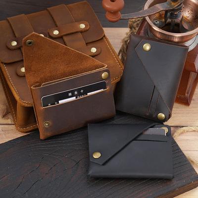 Key Holder - バッグ シンプル 銀行カード 収納 フォルダー 会員カード カード バッグ 車 財布 パスケース カードケース 小型 レザー