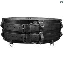 コスプレ 中世 スチームパンク 戦士 PU レザーベルト ウエスト シール ステージ パフォーマンス 映画 テレビ 小道具