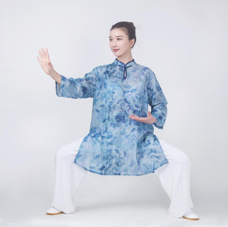 太極拳ウェア カンフーウェア スポーツウェア トレーニングウェア 中国 太極拳 練習 競技 パフォーマンス エレガント レディース