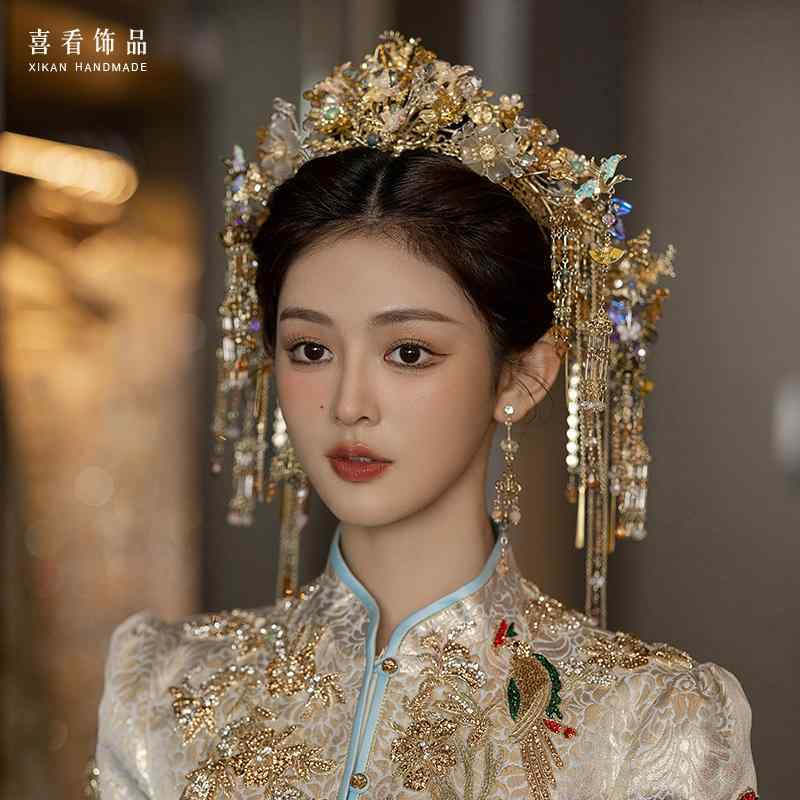 ヘア アクセサリー ウエディング 中国風 チャイナドレス 写真撮影 結婚式 アクセサリー 華やか ドレス フォト 髪飾り ヘアピン