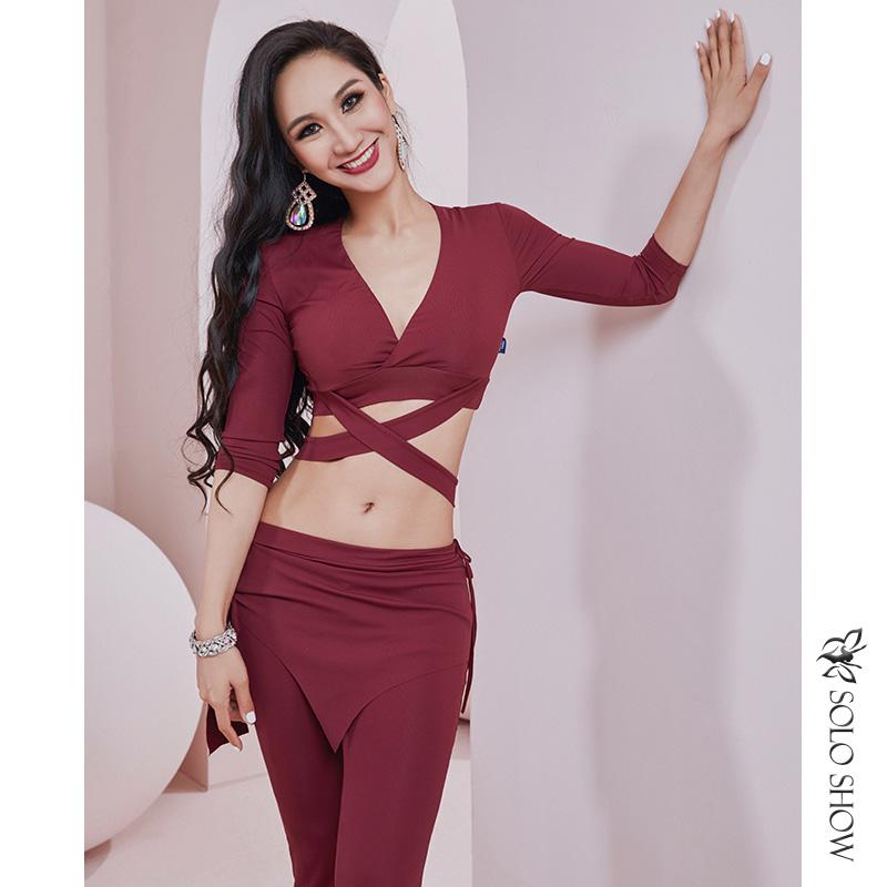 ベリーダンス スーツ ズボン 練習 スーツ ダンス トレーニング スーツ オリエンタル ダンス インド ダ..