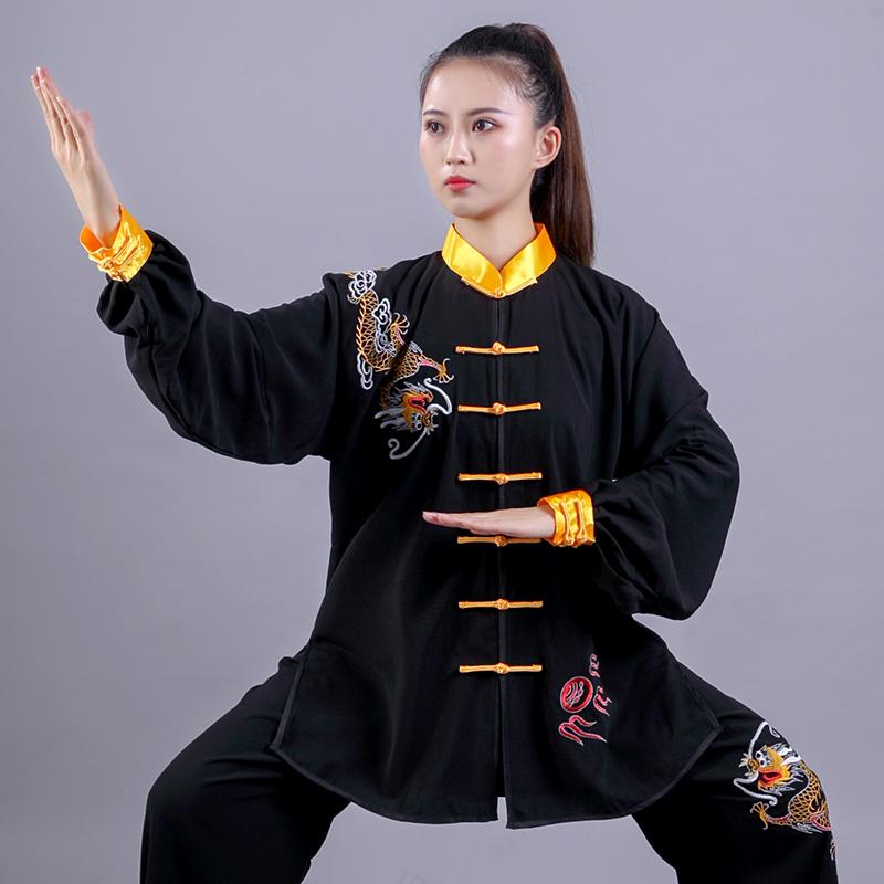 太極拳ウェア カンフー 体操 武術 スポーツウェア トレーニングウェア 中国 太極拳 練習 競技 パフォーマンス エレガント メンズ レディース