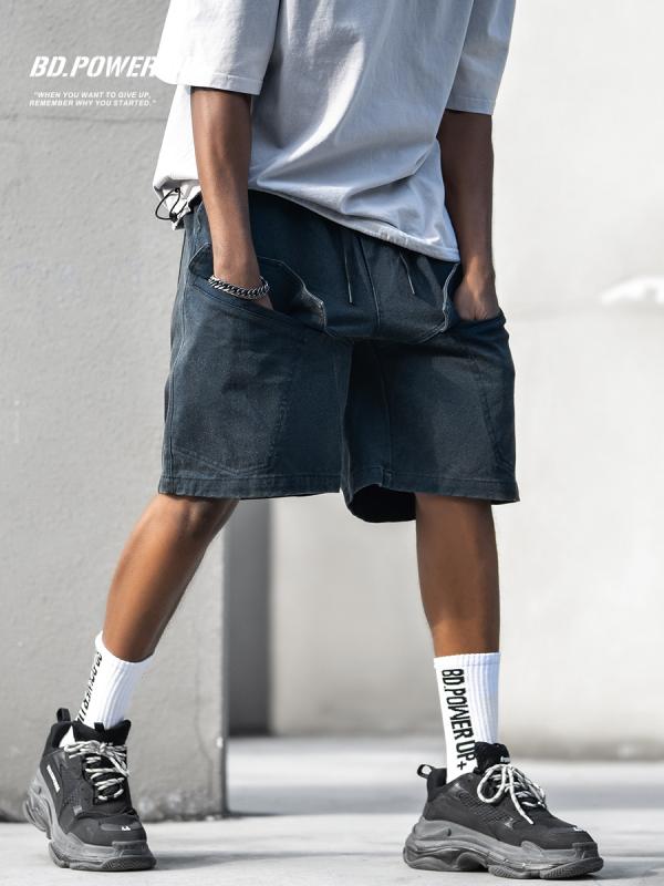 Pants - ショートパンツ 短パン パンツ トレーニングウェア スポーツウェア フィットネスウェア ジム アウトドア レジャー カジュアル シンプル メンズ ファッション ゆったり
