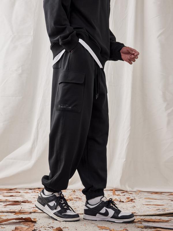 Jersey Pants - ジャージ ロング パンツ トレーニングウェア スポーツウェア フィットネスウェア ジム アウトドア レジャー カジュアル シンプル メンズ ファッション ゆったり