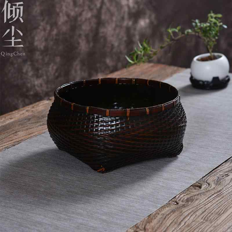 茶道具 収納ボックス バスケット トレイ 食器入れ 竹籠 雑貨 小物 装飾品 配膳品 テーブルセンター 小さめ 道具 レトロ コレクション