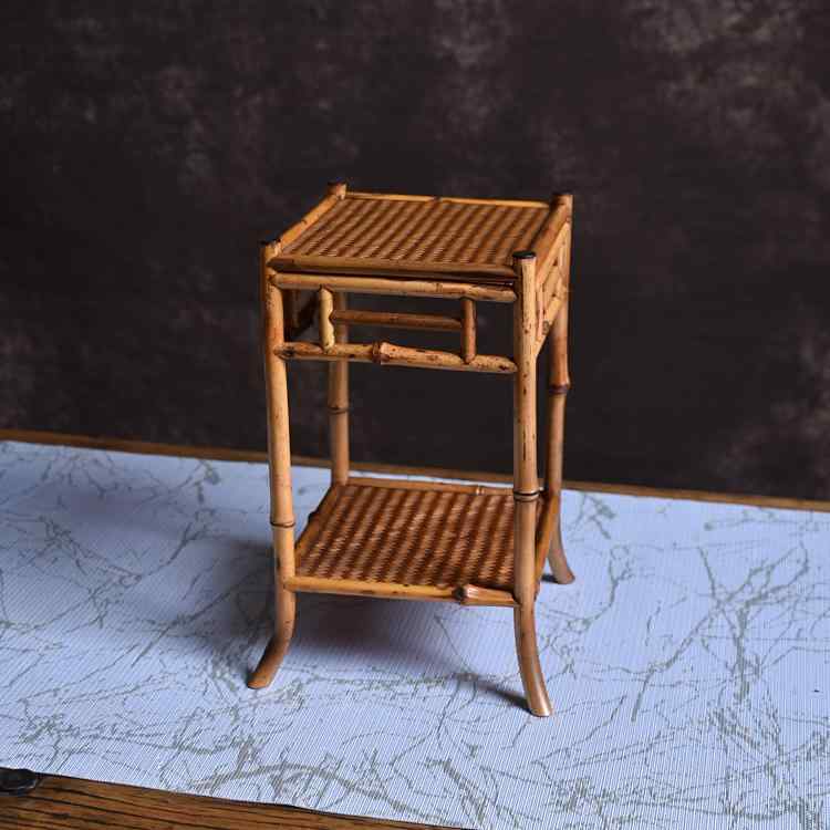 茶道具 収納ボックス バスケット トレイ 食器置き 竹籠 雑貨 小物 装飾品 配膳品 テーブルセンター ア..