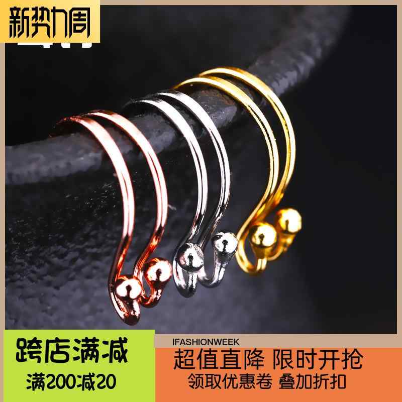 S925 スターリング シルバー イヤリング フック アクセサリー diy ゴールドメッキ スターリング シルバ..