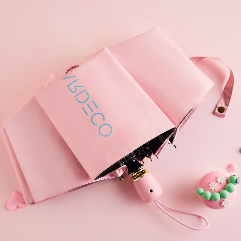 折りたたみ傘 晴雨兼 軽量 ポータブル ソリッドカラー 文字 ビニール全ワンタッチ式 折畳 サンシェード..