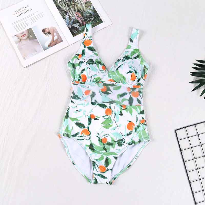 レディース 水着 プリント 着瘦せ効果 日焼け防止 ビーチ 水泳 プール リゾート バカンス