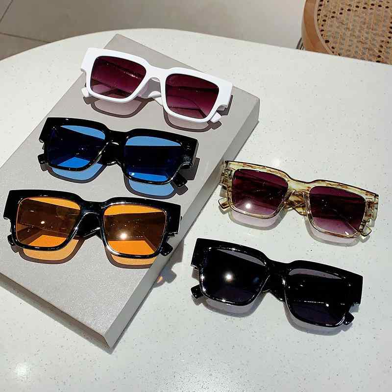 Sunglasses - サングラス レトロ シンプル メンズ レディース 紫外線 日焼け防止 韓国 スリム ファッション シンプル