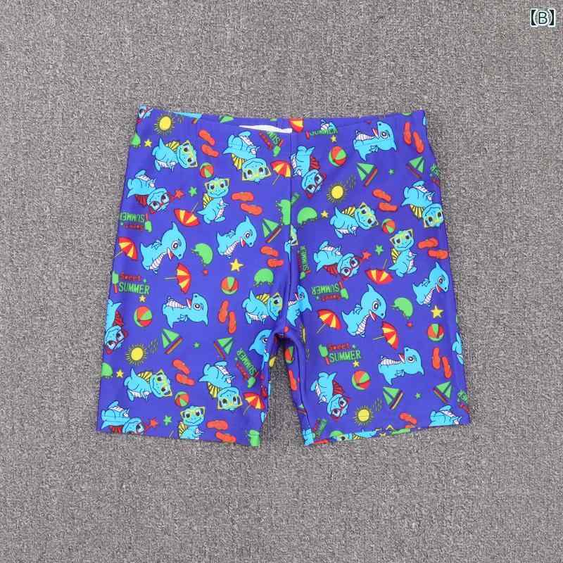 セキュアデポの夏 キッズ 子供 水泳パンツ 水着 男の子 ビーチ サーフィン 水泳 パンツ テザー 男の子 スイミングパンツ 恐竜 かわいい｜アングル2
