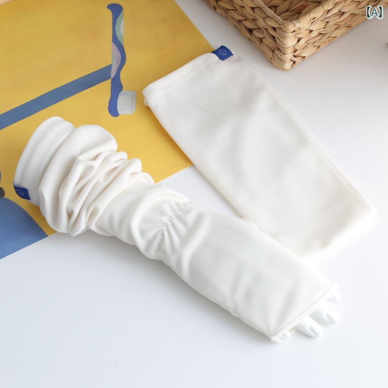 アーム スリーブ 夏 紫外線対策 レディース レディース ファッション アーム スリーブ カバー 日焼け防止 メンズ ユニセックス 屋外 夏 薄手 腕保護