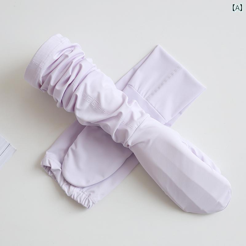 アーム スリーブ 夏 レディース レディース ファッション アーム カバー 日焼け防止 メンズ ユニセックス 屋外 夏 薄手 手袋 ナイロン