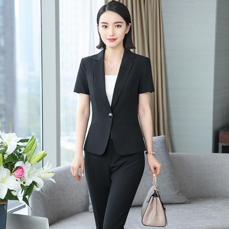 スーツ レディース 制服 オフィス ビジネス オフィス デスクワーク フロント 韓国 夏 おしゃれ 薄地 ス..