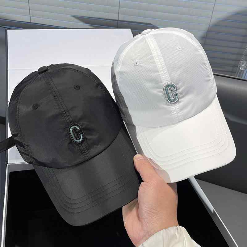 帽子 春夏 薄手 速乾 通気性 C文字 刺繍 アヒル キャップ レディース サンシェード 野球帽 メンズ