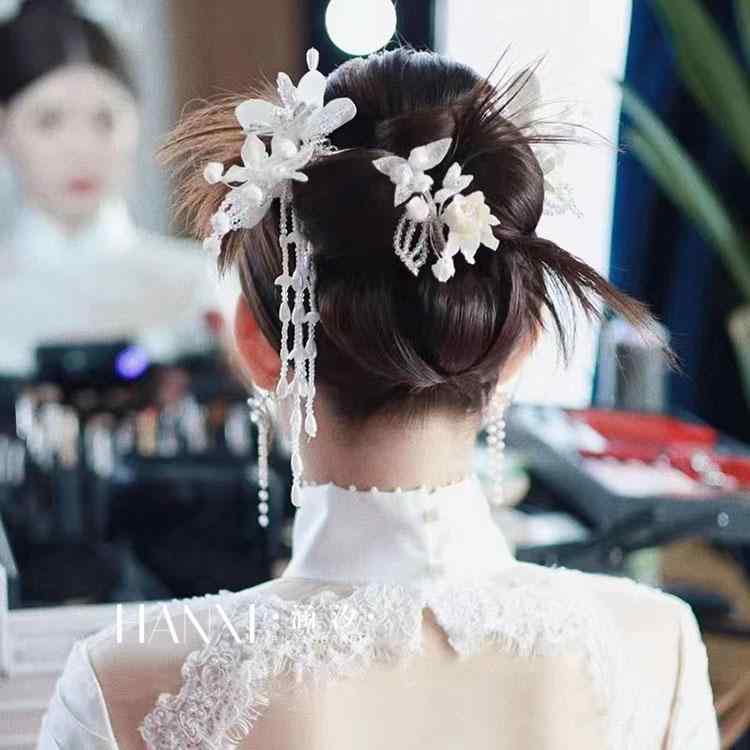 樂天商城 - ヘアアクセサリー 髪飾り ブライダル ジュエリー 結婚式 レディース 花 雑貨 小物 装飾品 道具 レディース
