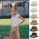 ジャズハット やや 大きめ 夏 メンズ レディース兼 麦わら 編み ハンバーグ ハット 帽子 ロールエッジ ハット