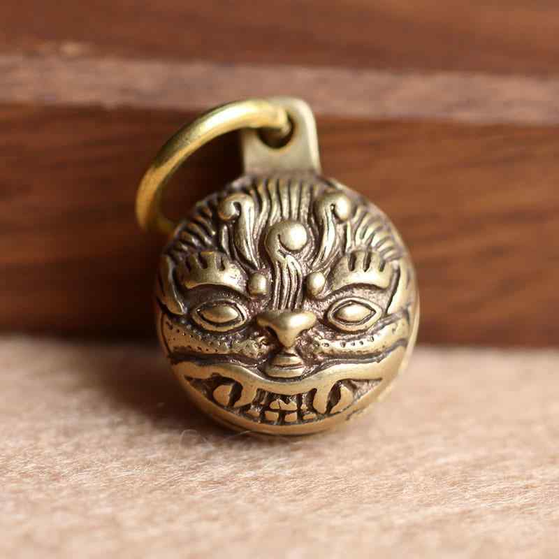 中国風 アクセサリー 置き物 真鍮 キーホルダー 銅 レトロ 銅 鐘 小さめ ペンダント 鐘 メンズ レディース ギフト