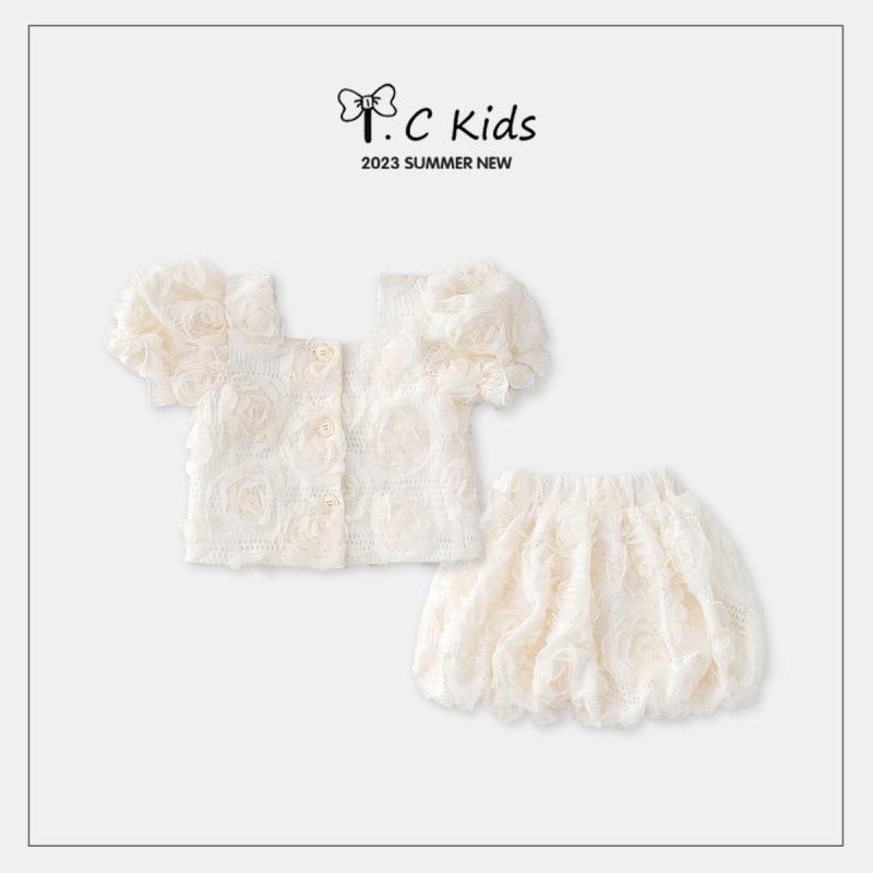 キッズ ベビー セレモニーおしゃれ着 キッズ 女の子 セットアップ おしゃれ 夏服 女の子 赤ちゃん 夏 2点セット おしゃれ 子供服