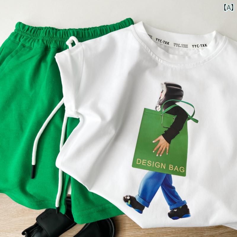 子供服 Tシャツ 半袖 夏 カジュアル かわいい かっこいい 通学 通園 ホームウェア 普段着 男の子 キッズ